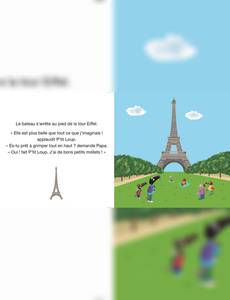 Aperçu 3 de l'album P'tit Loup mes comptines pour m'endormir - P'tit loup visite Paris