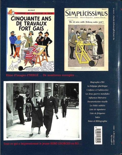 Aperçu de l'album Hergé - Auteur tome 1998 - Tracé RG - Le phénomène Hergé
