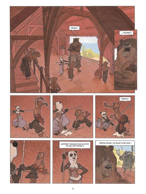 Aperçu de l'album Sa Majesté des Ours tome 1 - Les colonnes de Garuda