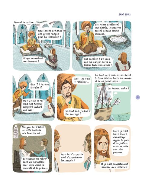 Aperçu de l'album Saint Louis, saint Martin, sainte Jeanne d'Arc en BD