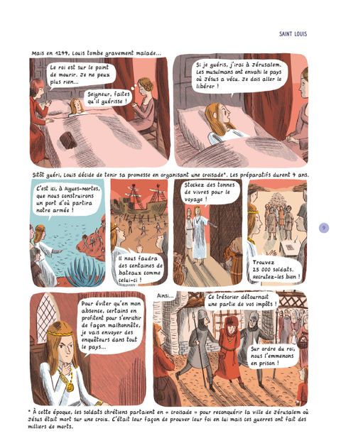 Aperçu de l'album Saint Louis, saint Martin, sainte Jeanne d'Arc en BD