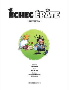Aperçu 3 de l'album Echec épate tome 2 - Trot c'est trop !