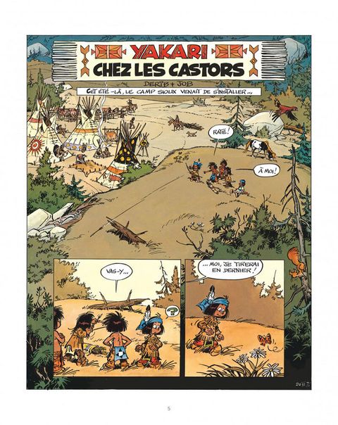 Aperçu de l'album Yakari et ses Amis Animaux tome 2 - L'Ami des Castors