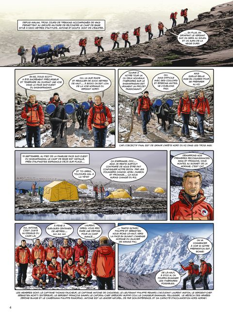 Aperçu de l'album Extrême : l'histoire du Groupe Militaire de Haute Montagne