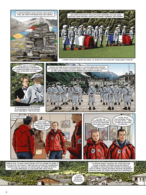 Aperçu de l'album Extrême : l'histoire du Groupe Militaire de Haute Montagne