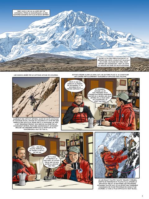 Aperçu de l'album Extrême : l'histoire du Groupe Militaire de Haute Montagne