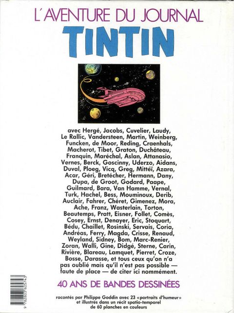 Aperçu de l'album Le Journal de Tintin (Autour du) tome 1986 - L'aventure du Journal Tintin