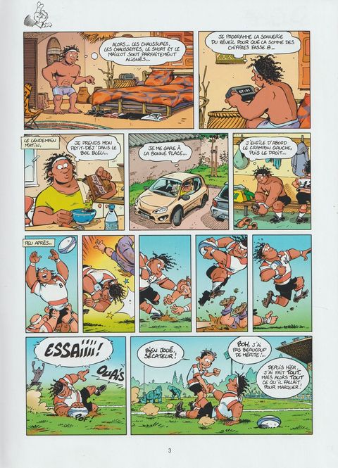 Aperçu de l'album Les Rugbymen tome 24 - On n'est pas les meilleurs, mais c'est pas les plus forts !