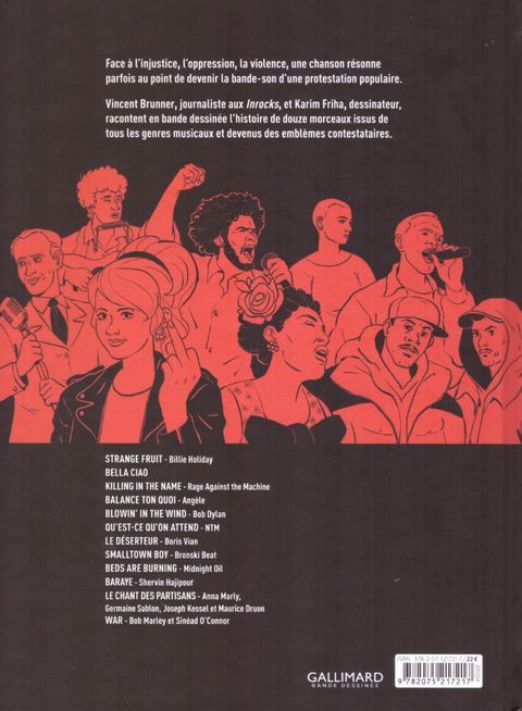Aperçu de l'album Chansons rebelles