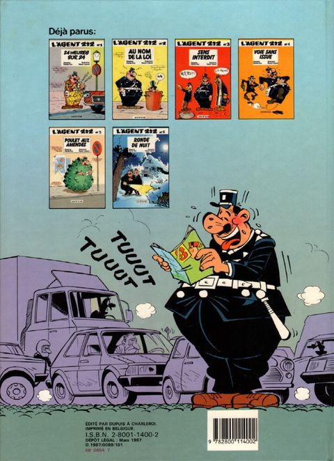 Aperçu de l'album L'agent 212 tome 4 - Voie sans issue