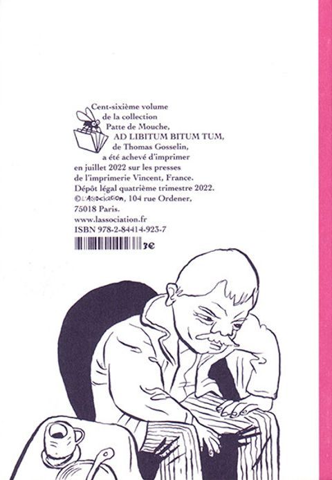 Aperçu de l'album Patte de Mouche tome 106 - Ad Libitum bitum tum