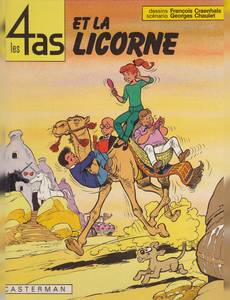 Couverture de l'album Les 4 As et la Licorne
