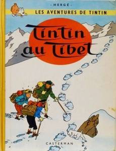 Couverture de l'album Tintin au Tibet