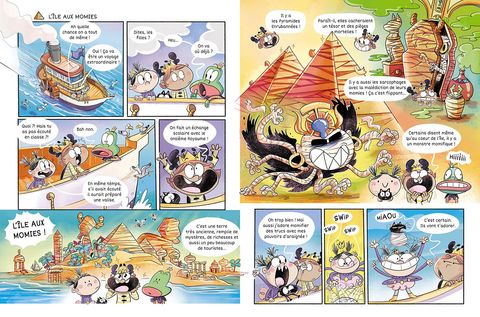 Aperçu de l'album Migali  tome 8 - L'île aux momies