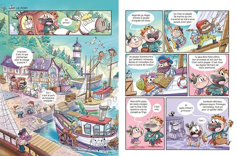 Aperçu de l'album Migali  tome 8 - L'île aux momies