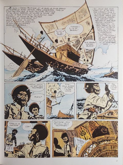 Aperçu de l'album Corto Maltese (couleur) tome 3 - La Ballade de la Mer salée