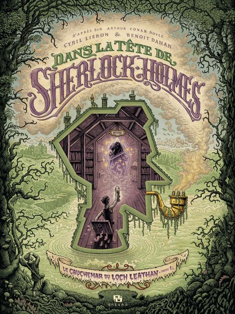 Couverture de l'album Dans la tête de Sherlock Holmes   Le cauchemar du Loch Leathan 
