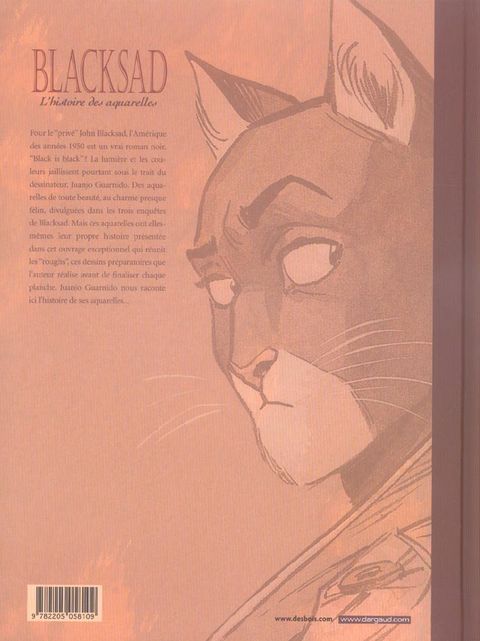 Aperçu de l'album Blacksad, L'histoire des aquarelles tome 1 - L'Histoire des Aquarelles
