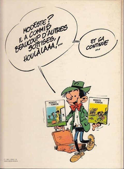Aperçu de l'album Modeste et Pompon (Franquin) tome 102 - Modeste et Pompon (R2 - Magic Strip)