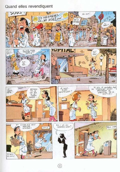 Aperçu de l'album Les femmes en blanc tome 7 - Pinces, sang, rires