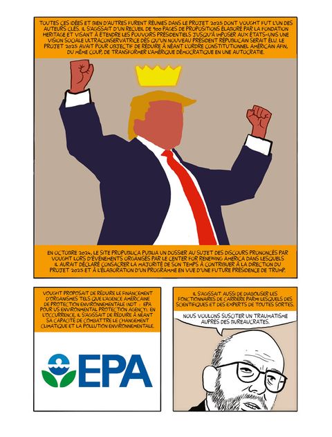 Aperçu de l'album MAGA et la cour du roi Trump - Enquête au coeur de l'empire du Chaos
