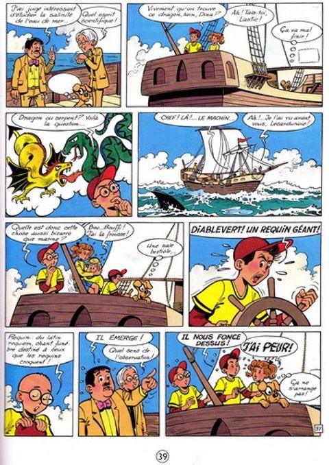 Aperçu de l'album Les 4 As tome 27 - Les 4 as et le Requin Géant