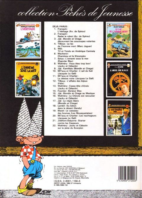 Aperçu de l'album Péchés de Jeunesse (Collection) tome 22 - Sur la Piste du Scorpion
