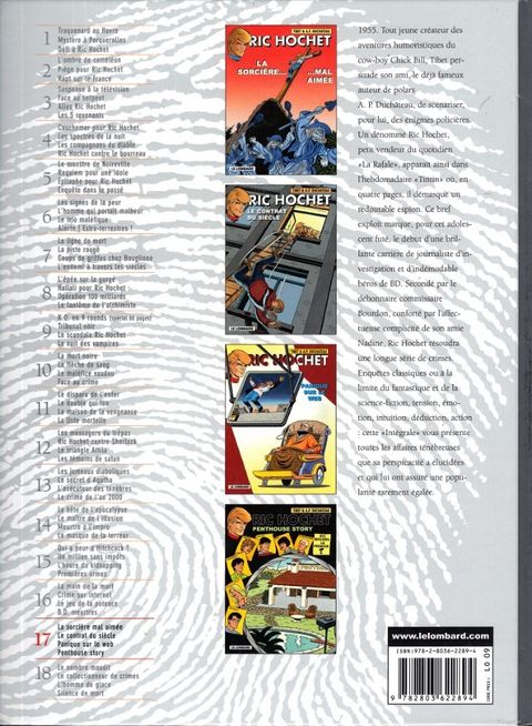 Aperçu de l'album Ric Hochet (Intégrale) tome 17