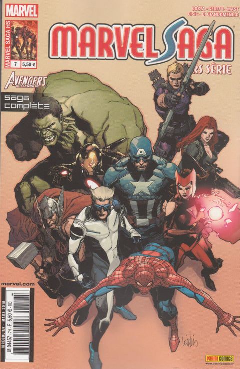 Couverture de l'album Marvel Saga Hors Série 