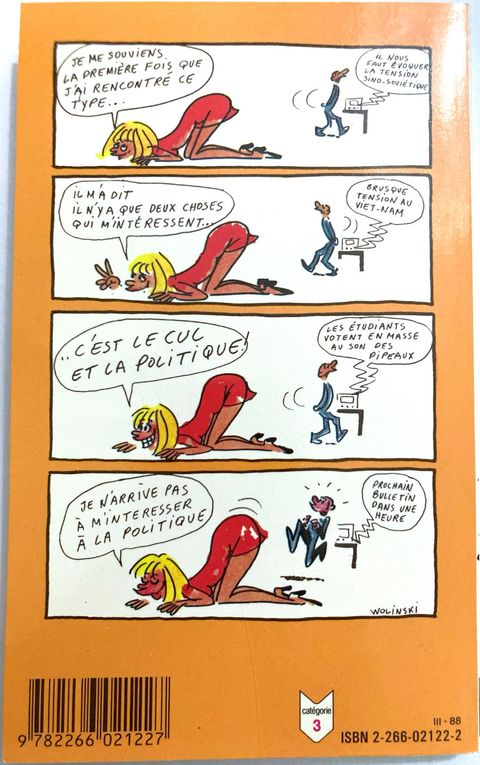 Aperçu de l'album Wolinski (One-Shot) tome 1970 - Il n'y a pas que la politique dans la vie...