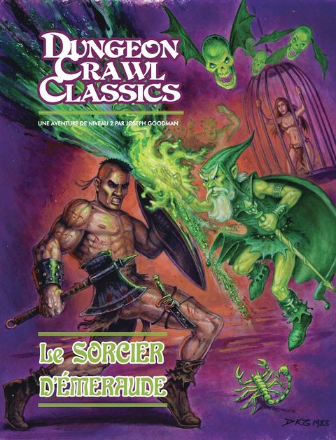 Couverture de l'album Dungeon Crawl Classics 03: Le Sorcier d'émeraude