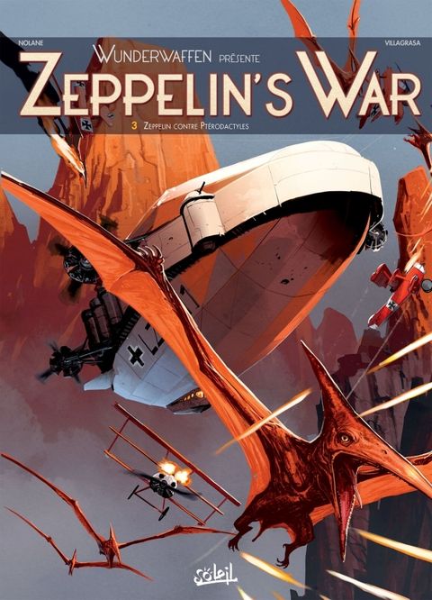 Couverture de l'album Zeppelin Contre Ptérodactyles