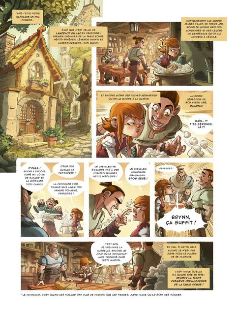 Aperçu de l'album Brynn apprentie chevaleresse tome 1 - Magie et Chaos à Camelot