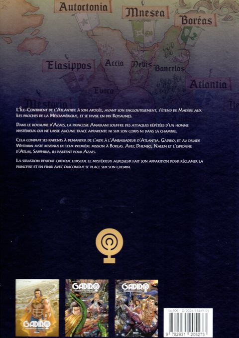 Aperçu de l'album Gadiro : Ambassadeur de l'Atlantide tome 3 - La victime d'Azaes