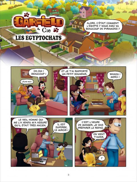 Aperçu de l'album Garfield & Cie tome 2 - Les Egyptochats