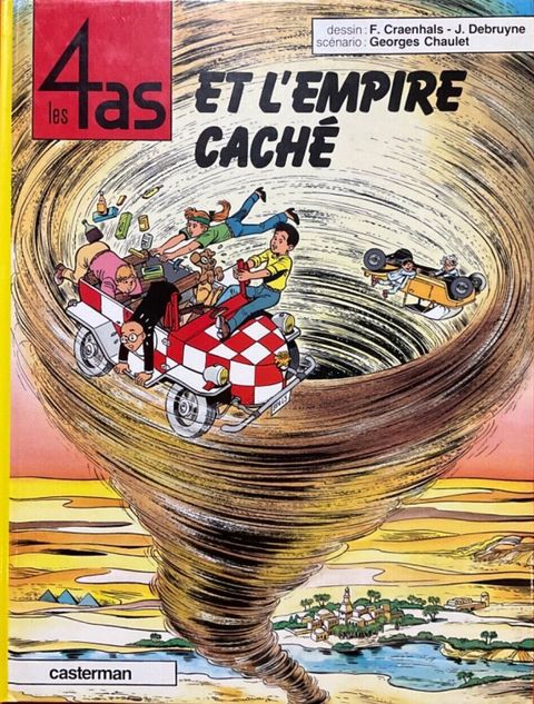 Couverture de l'album Les 4 As et l'Empire Caché