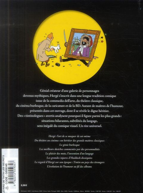 Aperçu de l'album Tintin (Autour de la BD) tome 2014 - Le rire de Tintin, les secrets du génie comique d'Hergé