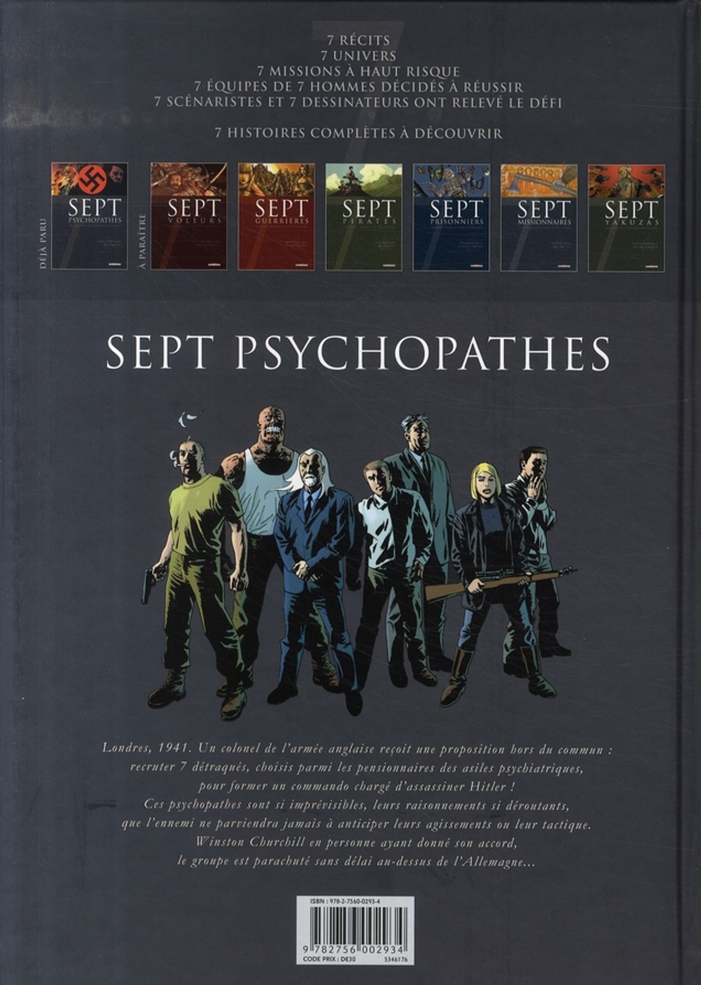Sept tome 1 - 7 Psychopathes - Bubble BD, Comics et Mangas, image size:1440x2022