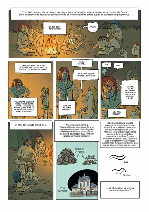 Aperçu de l'album L'incroyable histoire de... (Arènes BD) tome 16 - L'Incroyable histoire de l'éducation