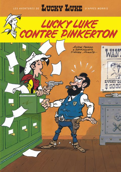 Couverture de l'album Lucky Luke contre Pinkerton