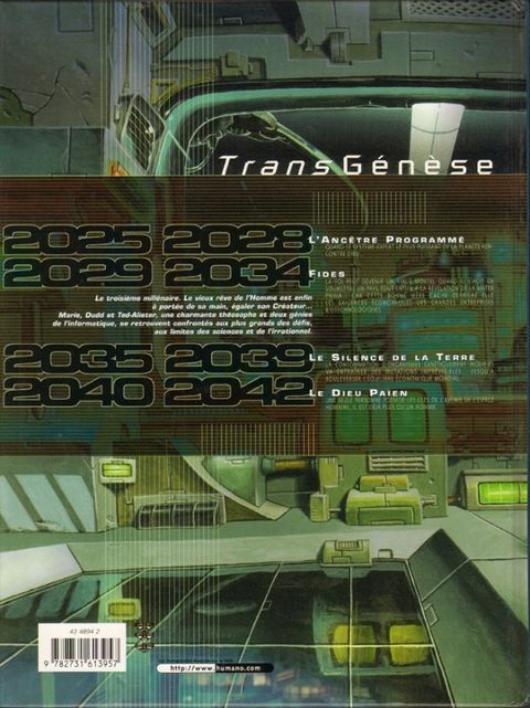 Aperçu de l'album L'Ancêtre Programmé tome 1 - Le Temps de l'Eveil