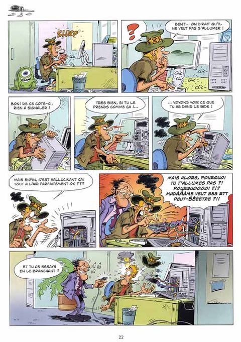 Aperçu de l'album Les Informaticiens tome 1 - Droit au Bug