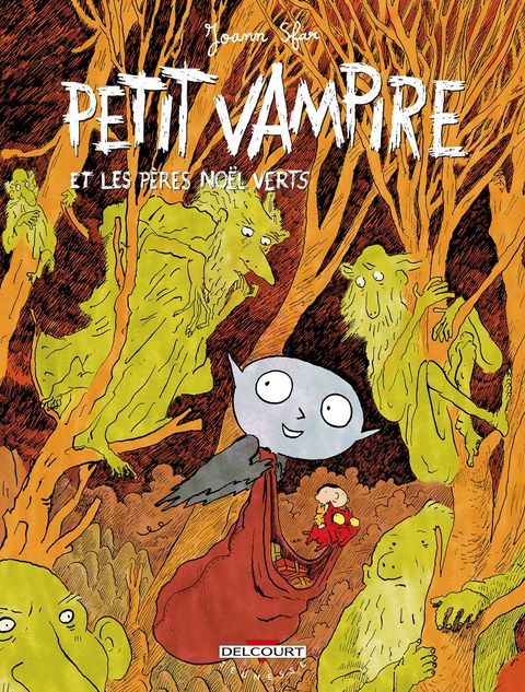 Couverture de l'album Petit Vampire et les Pères Noël Verts