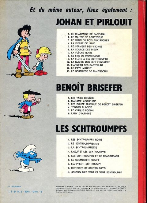 Aperçu de l'album Johan et Pirlouit tome 7 - La flèche noire