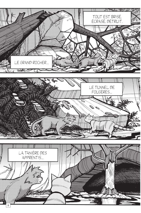 Aperçu de l'album La guerre des clans illustrée - Hors collection série - Les aventures de Plume Grise