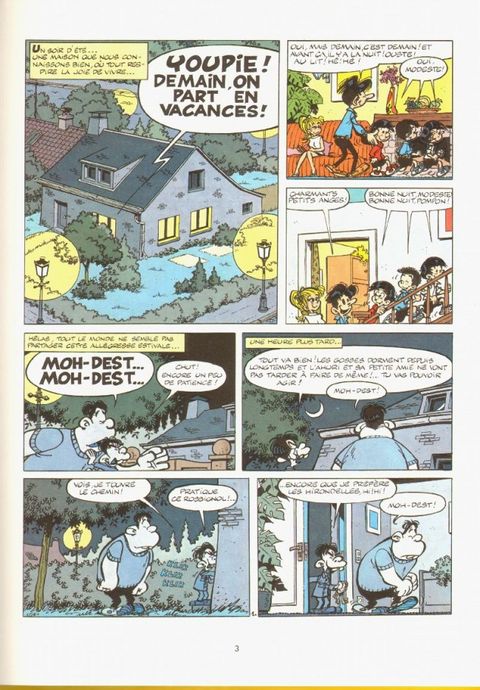 Aperçu de l'album Modeste et Pompon (Walli) tome 3 - Le chinois a dix têtes