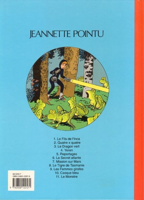 Aperçu de l'album Jeannette Pointu tome 11 - Le monstre