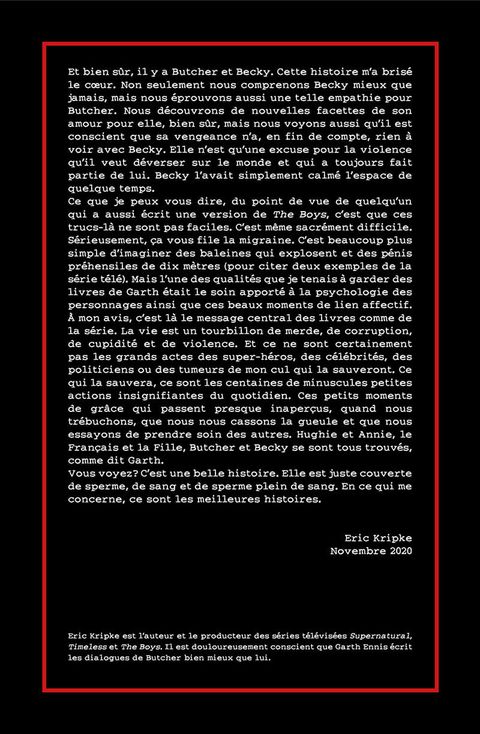 Aperçu de l'album The Boys (HS) - Chère Becky
