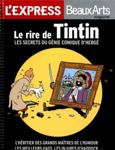 Couverture de l'album Le rire de Tintin, les secrets du génie comique d'Hergé