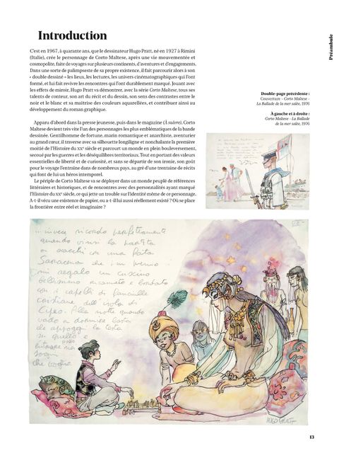 Aperçu de l'album Corto Maltese - Hors série  - Corto Maltese - Vie romanesque (catalogue exposition)